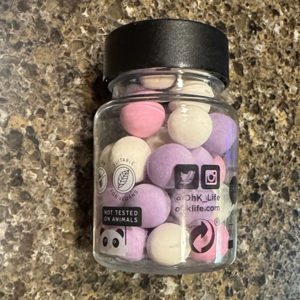 Chok Chok Cleansing Clay Beads - Purple, Pink, White w/Natural Minerals